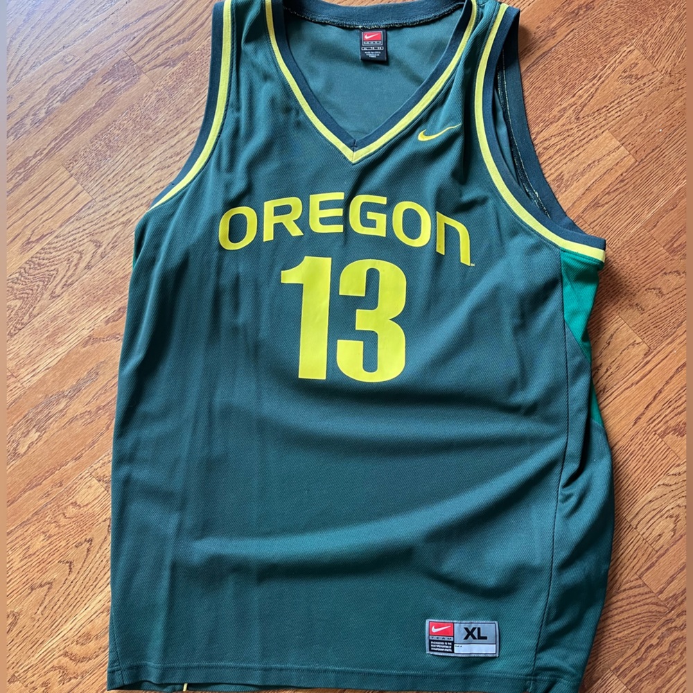 Vintage Nike Oregon Basketball Jersey